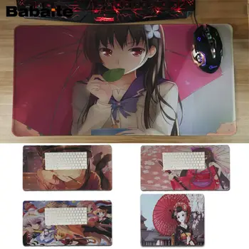 

Babaite Cool New Cute Japan Cartoon Kawaii Girl Silicone Pad to Mouse Game Big Gaming Mouse Pad Lockedge Mouse Mat Keyboard Pad