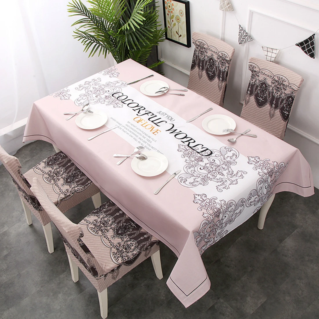 

25 Colors Modern Nordic Waterproof Table Cloth Rectangular Cotton Coffee Table Cover Tablecloth Table-cloth home decoration