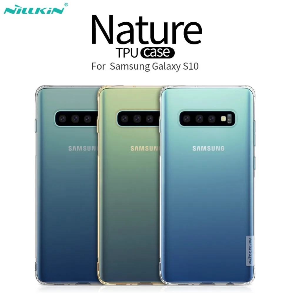 

NILLKIN TPU Case For Samsung Galaxy S10/S10 plus/S10 Lite Soft TPU Gel Transparent Crystal Case For Galaxy S10/S10+/S10 Lite