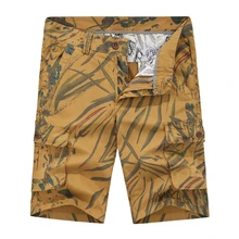 Камуфляжные мужские шорты Карго, хлопок, повседневные, высокое качество, короткие штаны, мужская летняя одежда harajuku, удобные камуфляжные мужские шорты