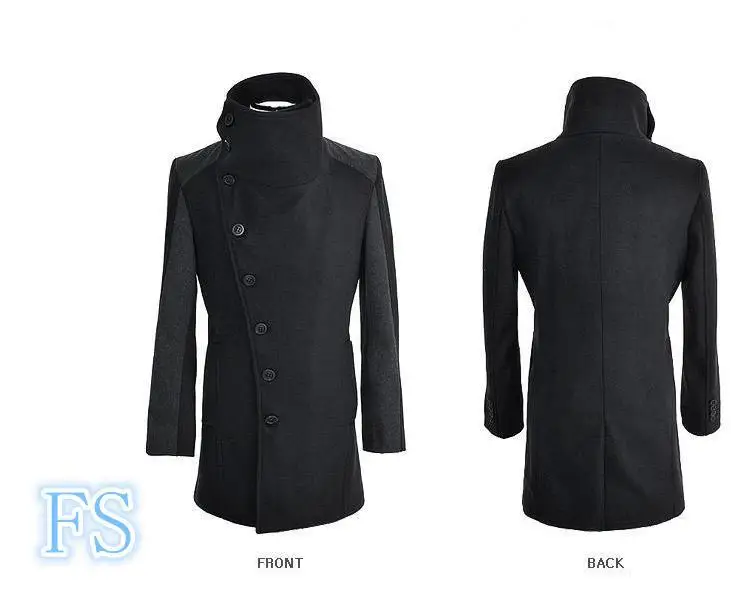 Дешевые зимние пальто для мужчин кашемир одежда Шерсть Тренч Длинные Дизайн термальность кашемировое пальто тонкий повседн