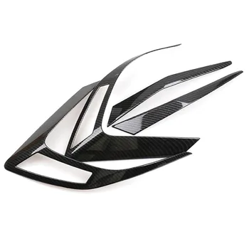 

YAQUICKA Fit For Honda Civic 10th 2016 2017 Carbon Fiber Style Car Rear Tail Light Lamp Trim Styling Strips Bezel Mouldings ABS