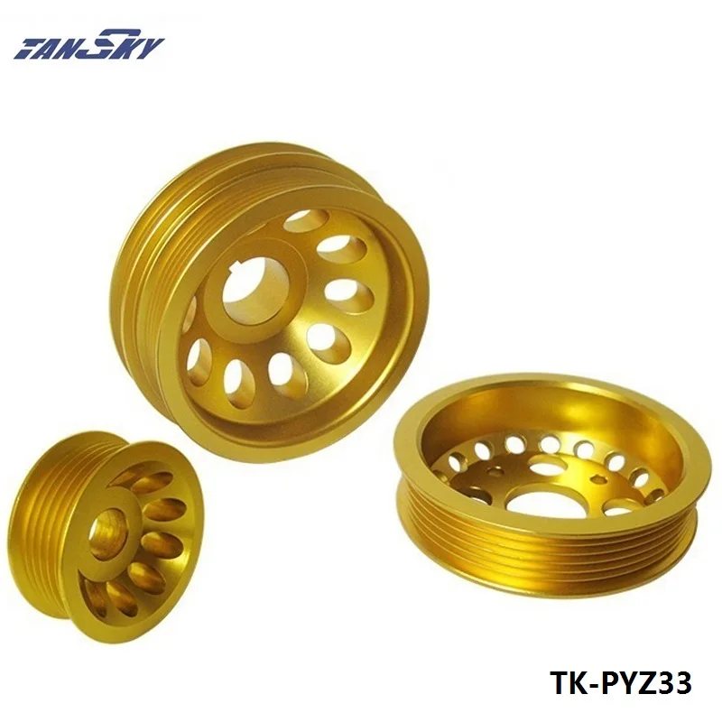 TANSKY -  Light Crank Engine Under Drive Pulley Set Aluminium Alloy For Nissan 350Z Fairlady TK-PYZ33