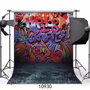 

SJOLOON graffiti vinyl photography background children photography backdrop digital print photo backdrops for photo studio props