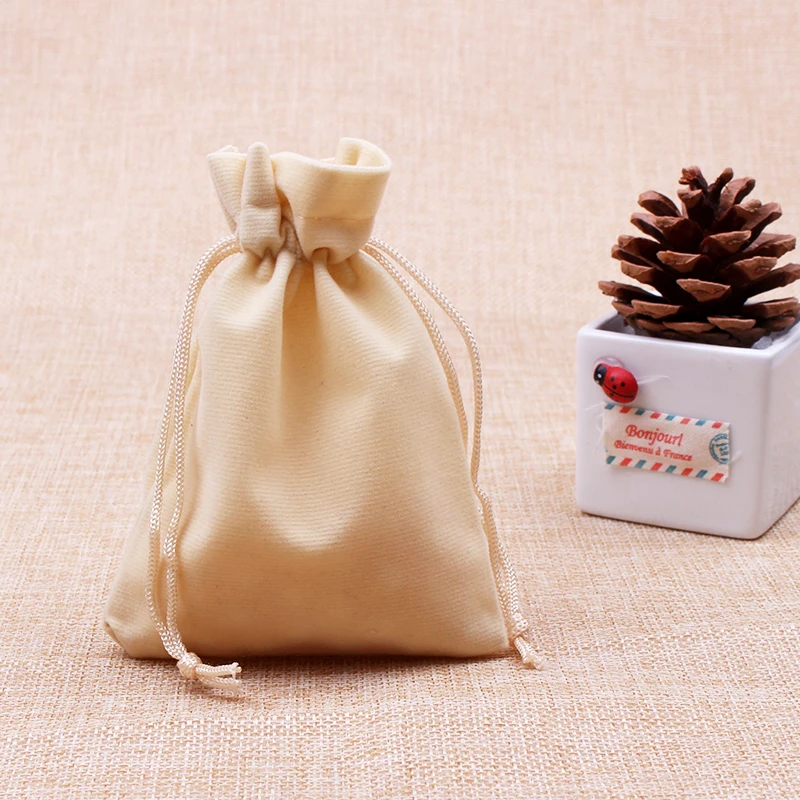 100Pcs Velvet Packing Bags Jewelry Wedding Party Favors Gifts Drawstring Pouches 