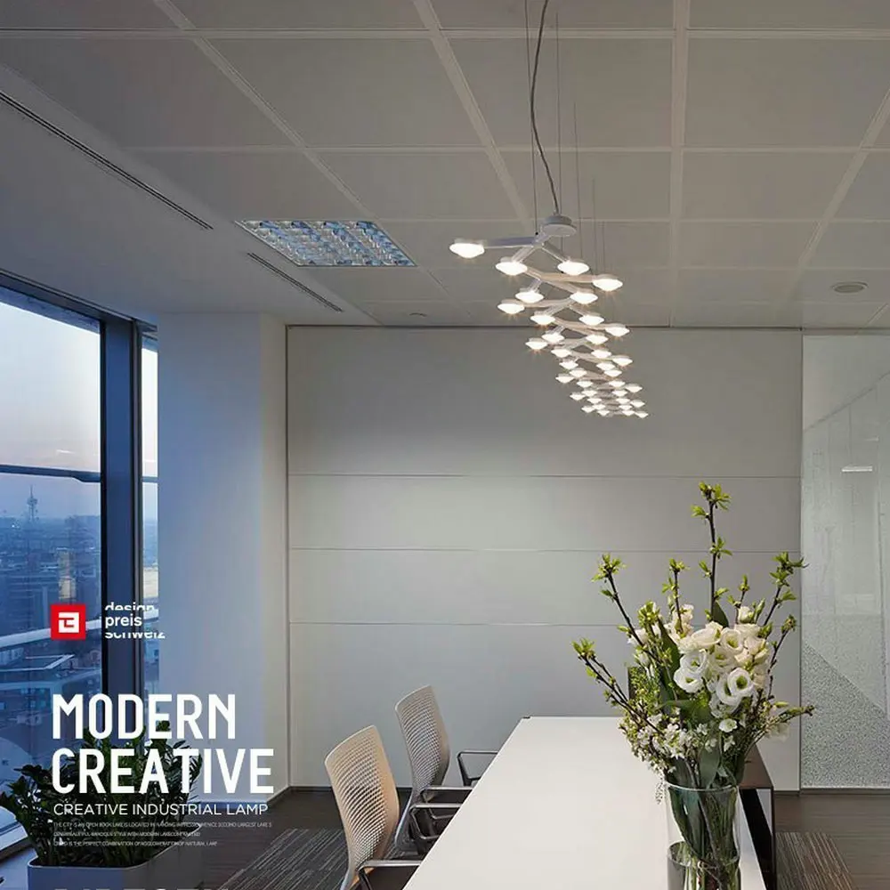 Современный художественный дизайн LED звезда Слива hanglamp Декор подвесные