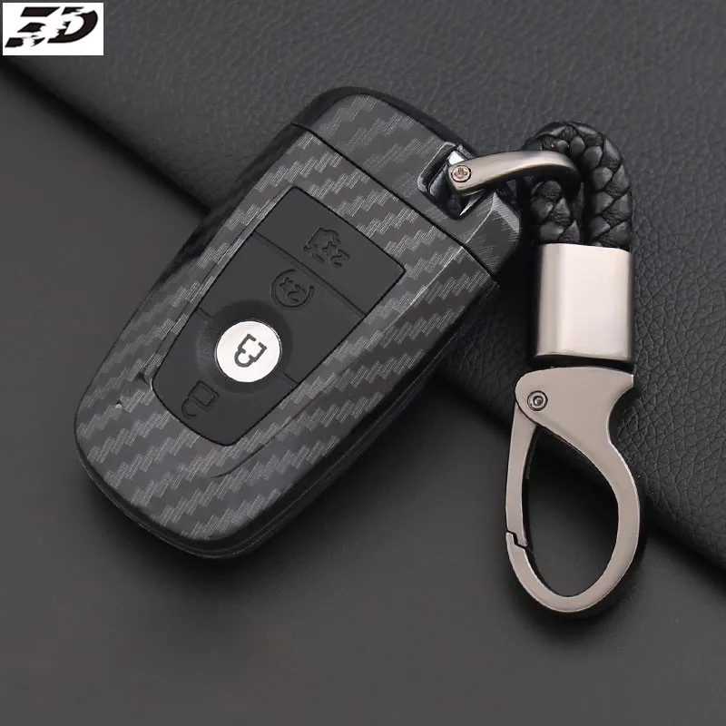 

ABS+Silicone Key Cover Case for Ford Mondeo Fusion Mustang Edge Expedition EXplorer 2017 2018 smart 4 button key case