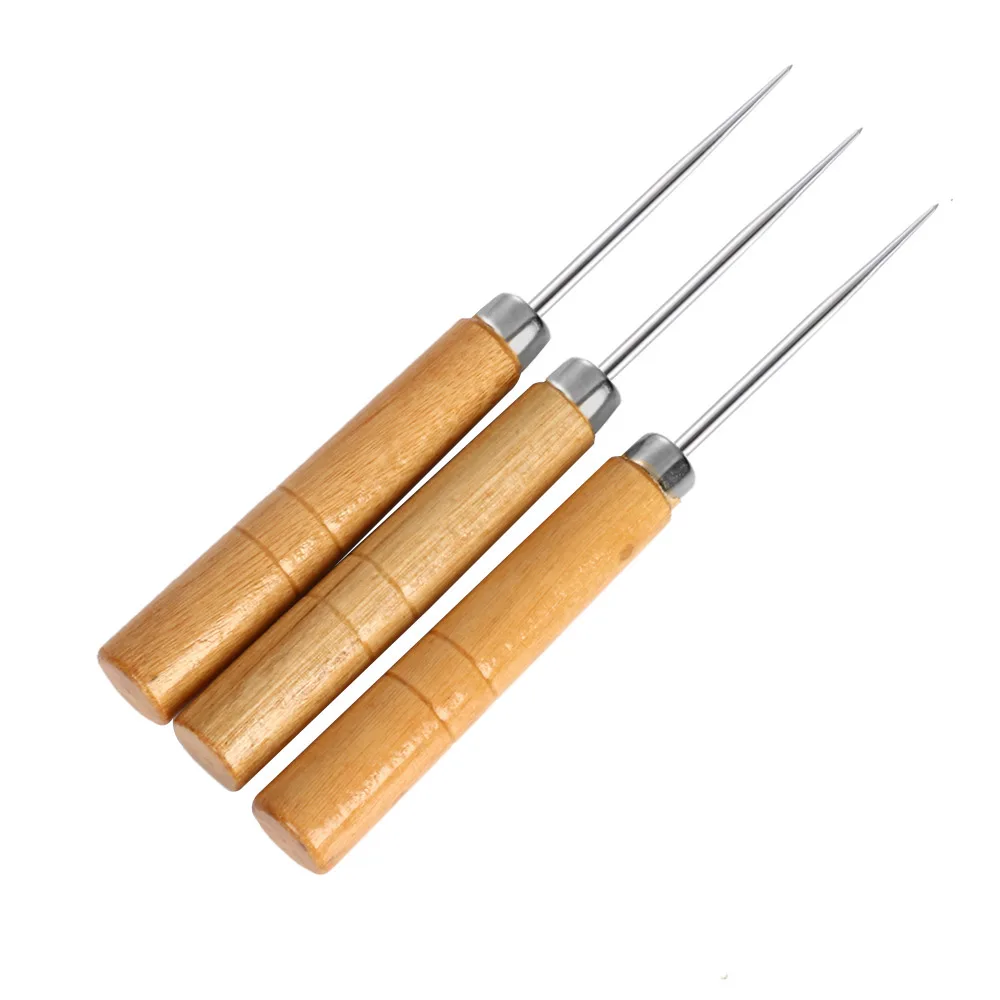 

1/5Pcs Hand Stitching Taper Leathercraft Needle Canvas Leather Sewing Shoes Awl Cutting Paper Dies Leather Art Craft Supplies