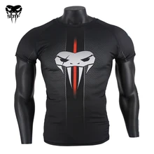 SOTF-tête de serpent MMA, chemise en nid d'abeille noire, Fitness, boxe respirante, t-shirt tiger muay thai jiu jitsu