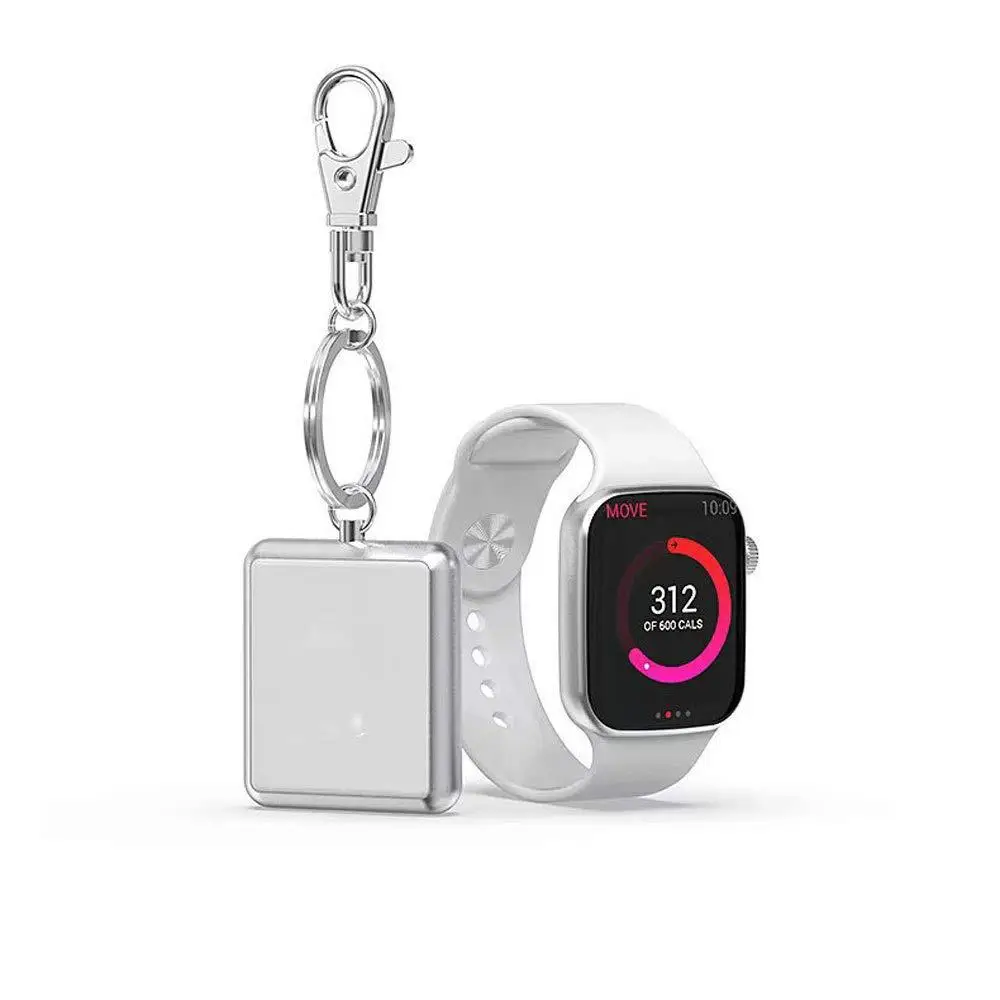 

DSstyles Wireless Charger for Apple Watch 1 2 3 4 Series Magnetic Charging for IWatch 4 3 2 1 With Key chain for Travel Outdoors