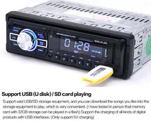 2016 автомобилей Радио плеер 1 din 12 В Авто Стерео MP3-плееры FM SD MP3-плееры AUX USB Дистанционное управление LED/ЖК-дисплей дисплей автомобиль аудио
