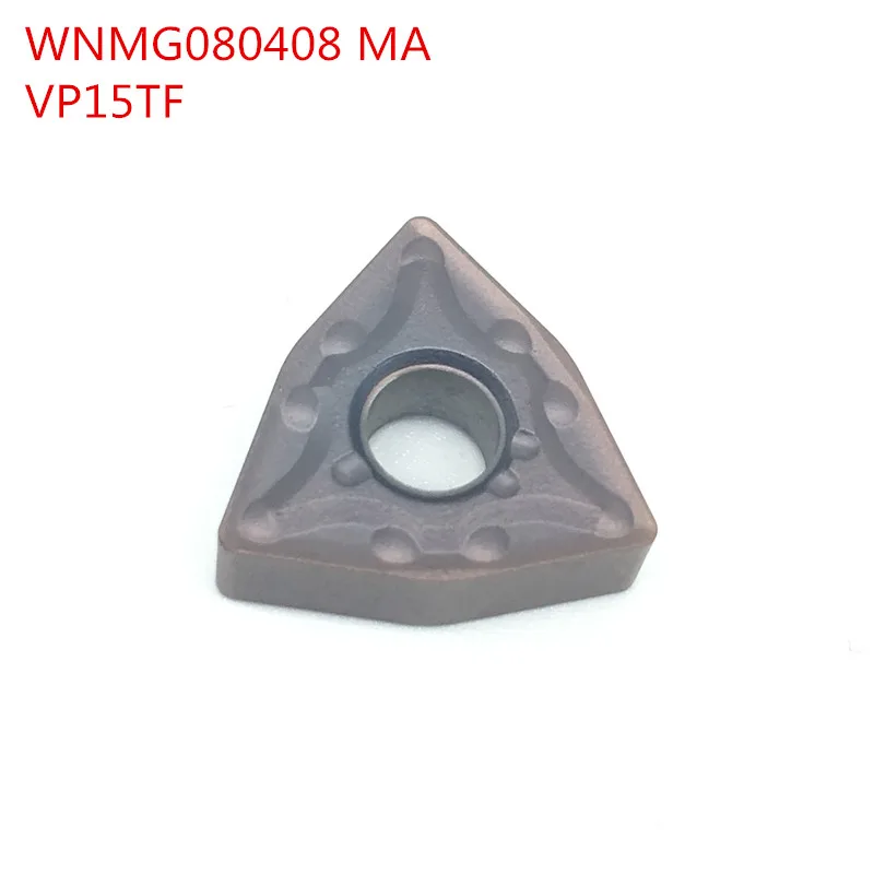 

10PCS WNMG080408 MA VP15TF WNMG432 External Turning Tools Carbide insert Lathe cutter Tool Tokarnyy turning insert
