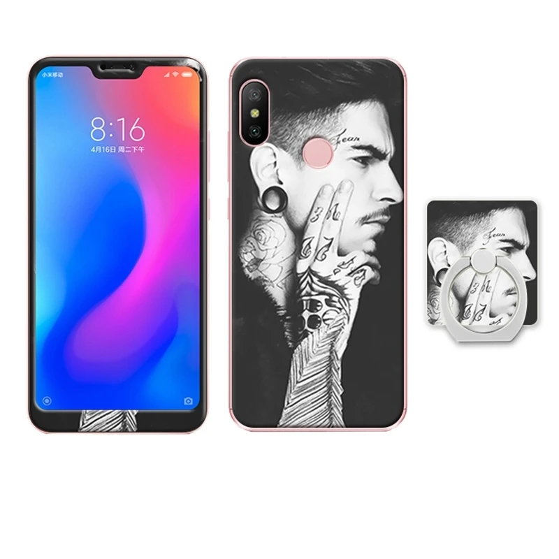 Xiaomi redmi 6 pro redmi 6 redmi 6a mi A2 lite glass case cover  (18)