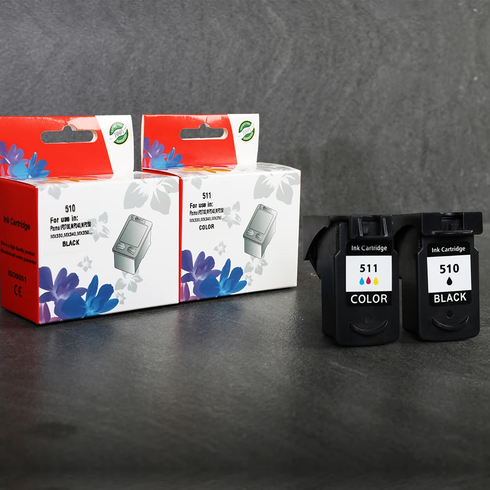 Qinde PG 510 pg-510 CL 511 картридж замена PG510 CL511 для Canon MP240 MP250 MP260 MP270 MP280 MP480 MP490 IP2700 |