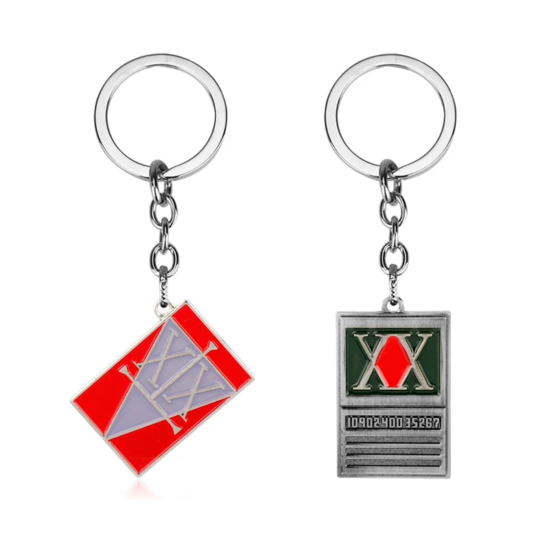 

Anime Jewelry HUNTER x HUNTER Keychain GON FREECSS License Key Ring Holder Metal Fashion Pendant Car Bag Chaveiro Key Chain Gift