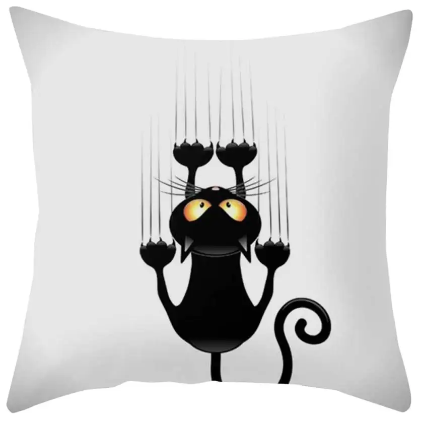 YOMI Z модные чехлы для подушек 45*45 см подушка Coussin De Salon диван наволочка принт Кот геометрический скандинавский Kussenhoes