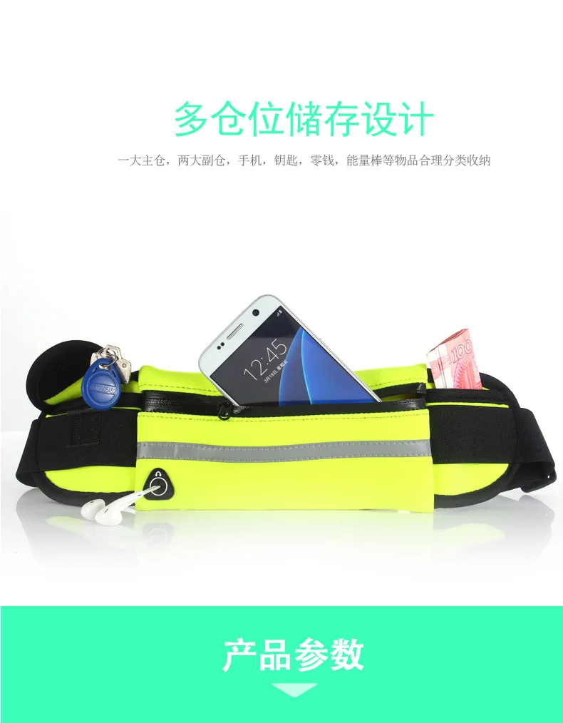 

Waist Belt Phone Case Cover Running Bag For Philips S308/S388/Xenium W3568/W8555/W7555/X1560/W3500/W6610/W6500