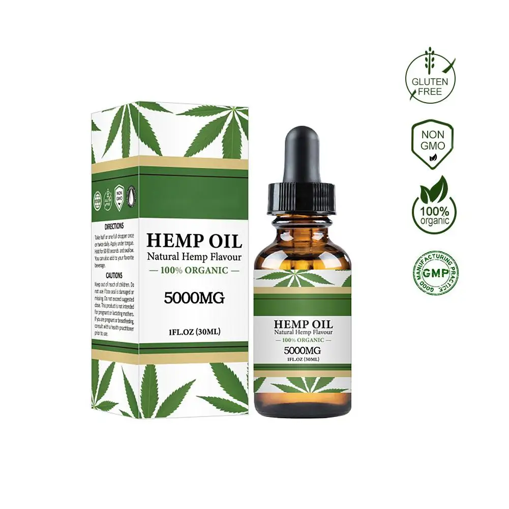 

30ml Natural Hemp Seed Oil Hemp Oil Organic Pure Essential Oil For Relieve Stress Body Skin Care Massage Relax Anti Anxiety