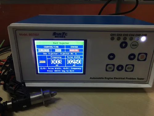 BST601-12 V напряжение автомобильного двигателя электрической проблемы тестер(тестовые датчики, провода, ЭБУ, топливные форсунки, насос, компоненты