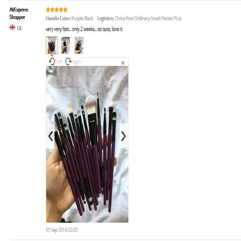 15 шт. набор кистей для макияжа 7 цветов|eye brush set|brush set15 pcs |