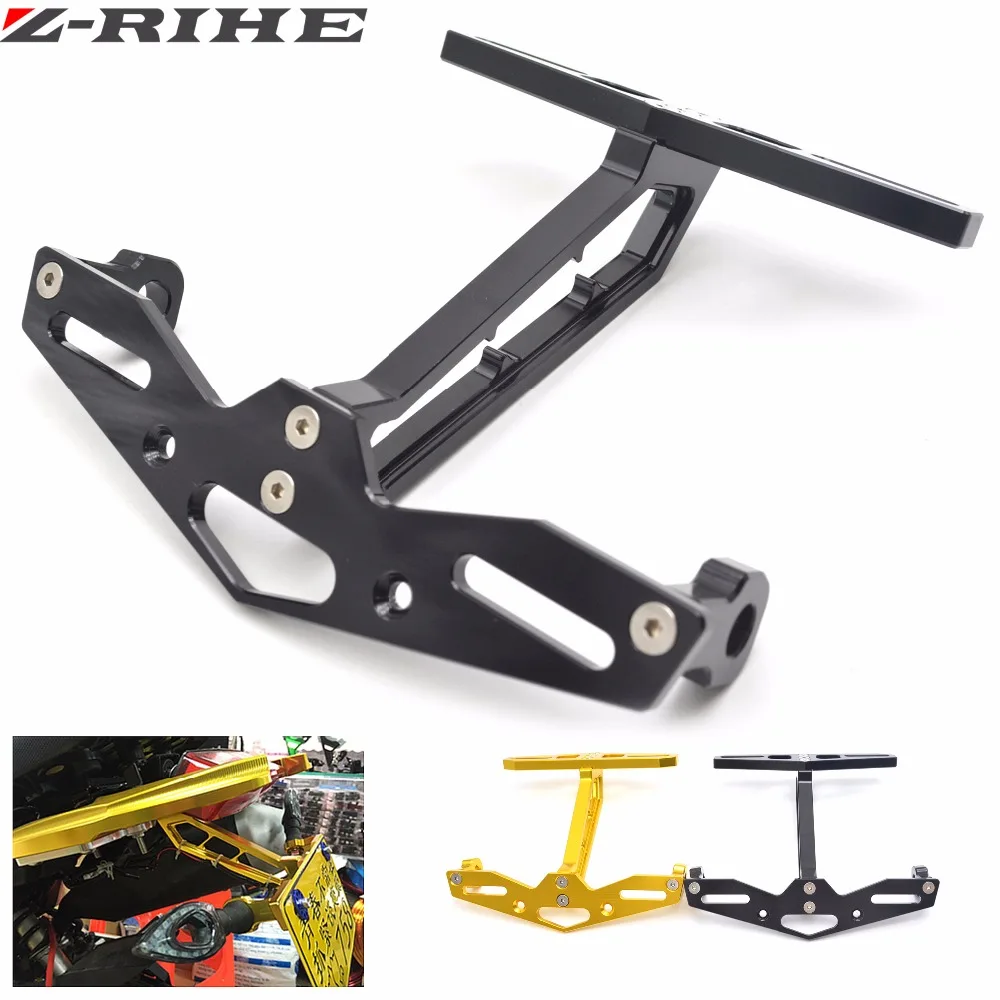 

For MSX125 MSX300 New Motorcycle Adjustable Angle Aluminum License Number Plate Frame Holder Bracket for HONDA MSX125 MSX300