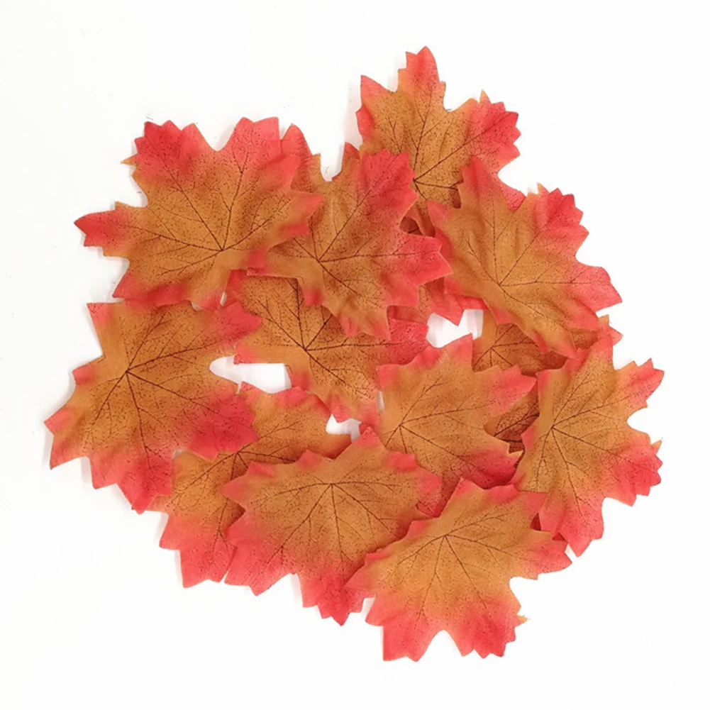 600 шт живой искусственный шелк кленовые листья для дома Свадебная вечеринка украшения аксессуары искусственный цветок для альбомов