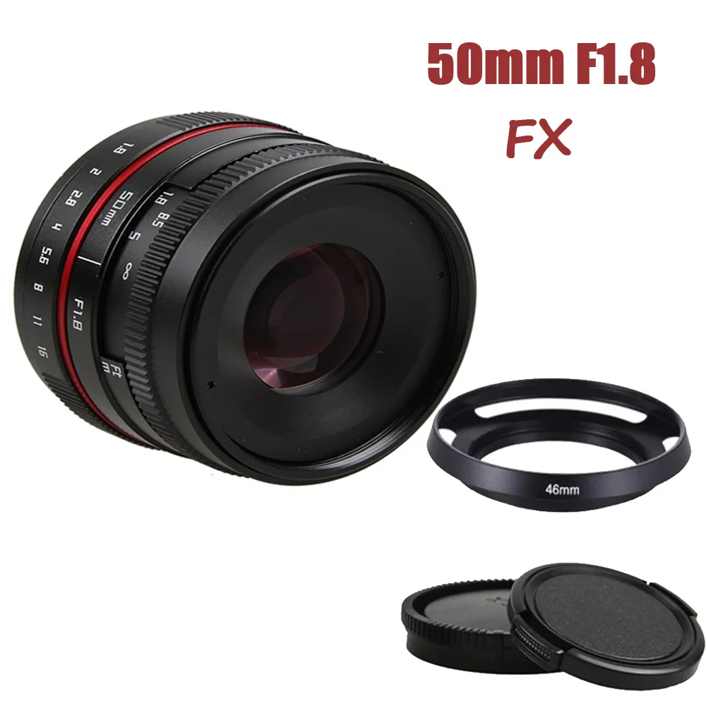 50 мм f/1 8 Φ F1.8 объектив камеры для Fujifilm FX | Электроника