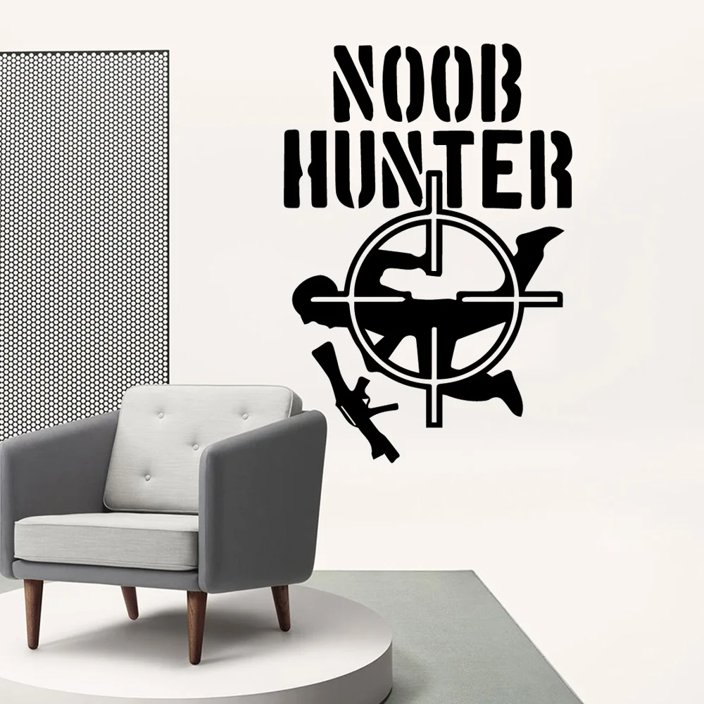 

Large Noob Hunter Wall Stickers Art Wallpaper Decor Living Room Bedroom Removable Diy Home Decoration adesivo de parede