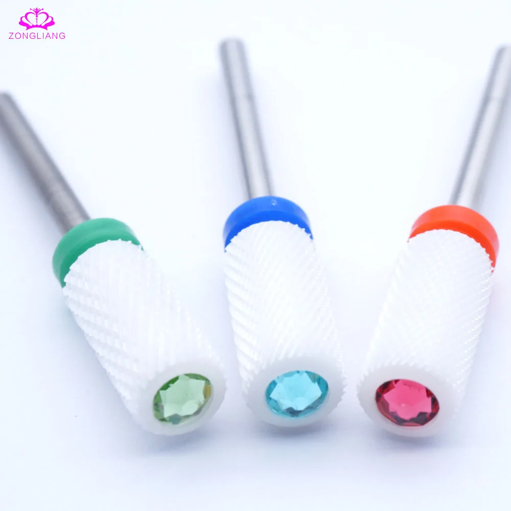 

nail art of Ceramic Nail Drill Bit For electric manicure machine accessories Nail Art Tools Electric Manicure Cutter Nail File