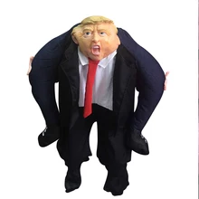 Novelty Halloween Costumes Adult Donald Trump Pants Dress Up Ride On Me Mascot Costumes Carry Back Fun Cosplay Clothes Disfraz Novelty Halloween Costumes Adult Donald Trump Pants Dress Up Ride On Me Mascot Costumes Carry Back Fun Cosplay Clothes Disfraz