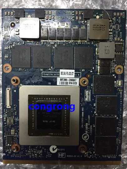 

M17X R5 M18X R3 laptop JH9PP 0JH9PP N15E-GX-A2 GTX880M GTX 880M DDR5 8G MB graphics video card