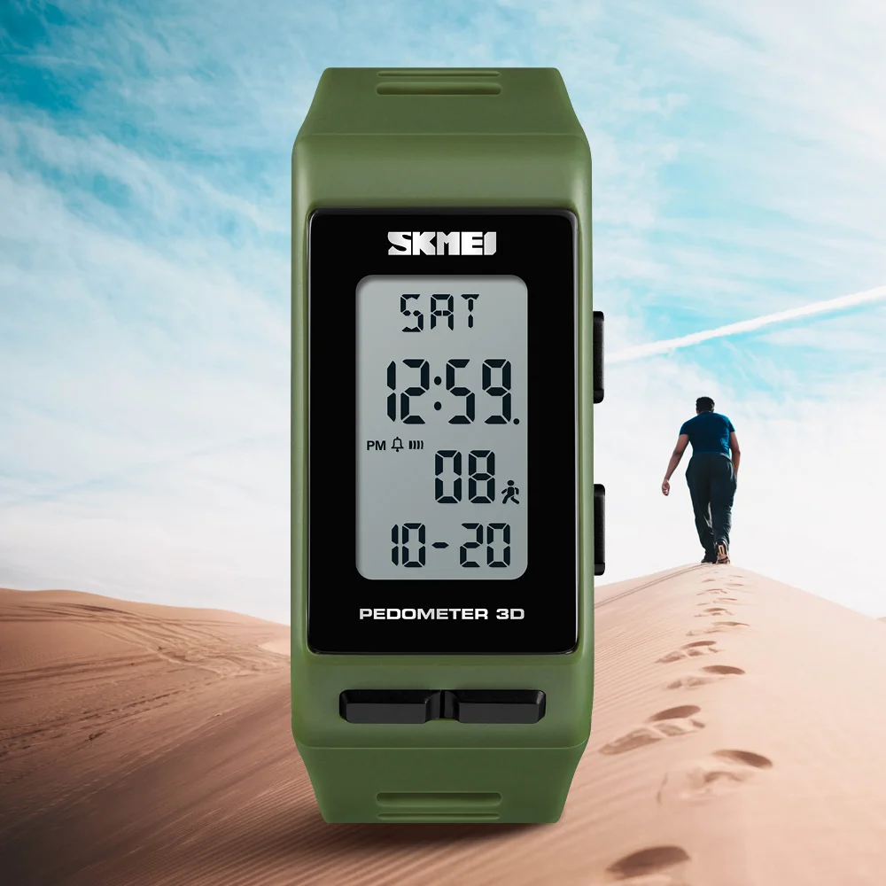 

New Sports Watches Mens Top Brand Luxury Pedometer Calorie Digital Watch Waterproof LED Electronic Wrist Watch Men Clock 1363