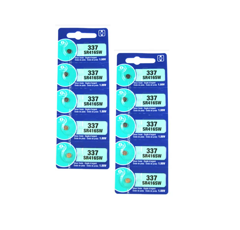 

10Pcs/Lot New LONG LASTING 337 SR416SW 623 D337 V337 SP337 Watch Battery Button Coin Cell MADE IN JAPAN 100% Original Brand