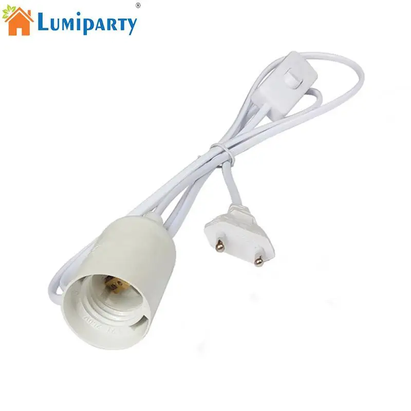 Adeeing Lamp Base Holder E27 EU Hanging Pendant LED Light Fixture Lamp