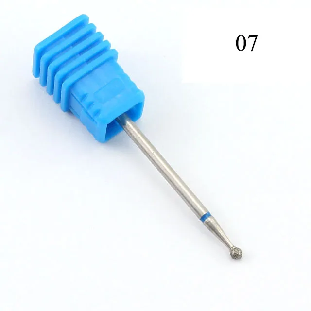 1PC Diamond Nail Drill Bit Milling Cutter For Manicure Electric Machine Cutticle Remove Files Nail Polish Burr Nail Art Tools - Цвет: 7