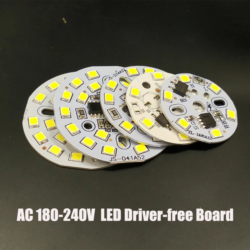 Светодиодный светильник плата AC180 240V 3 12W интегрированный IC драйвер алюминиевый