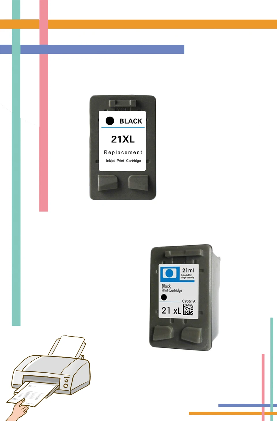 for HP21 compatible cartridge