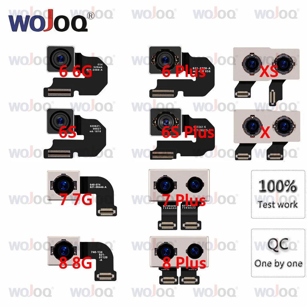 

Original Back Rear Camera Flex Cable Ribbon For iPhone 6 6s 7 8 Plus X XR XS Max Main Camera Module Replacement Parts 8Plus