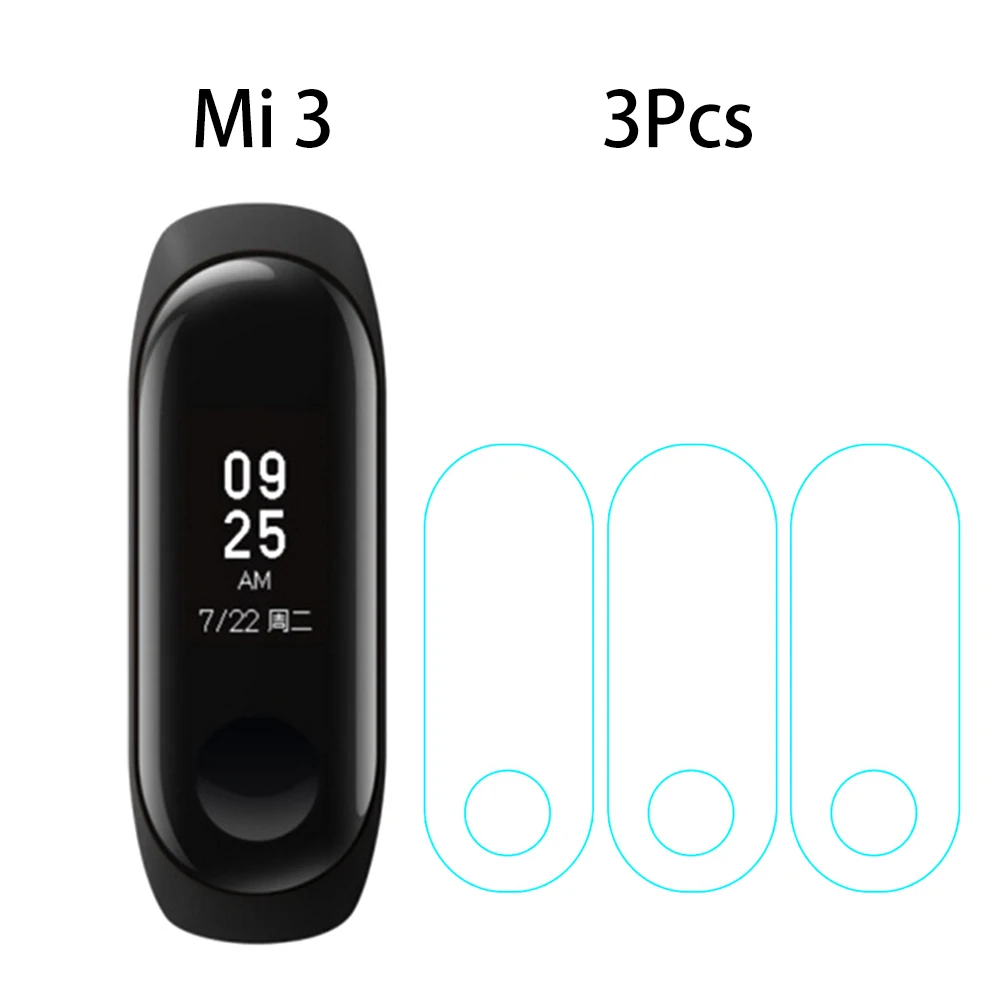 5/4/3/2/1 шт./лот для Xiaomi Mi полосы 3 Смарт-браслет Экран протектор Ультратонкий Мягкий чехол HD не царапающаяся защитная пленка для покрытия