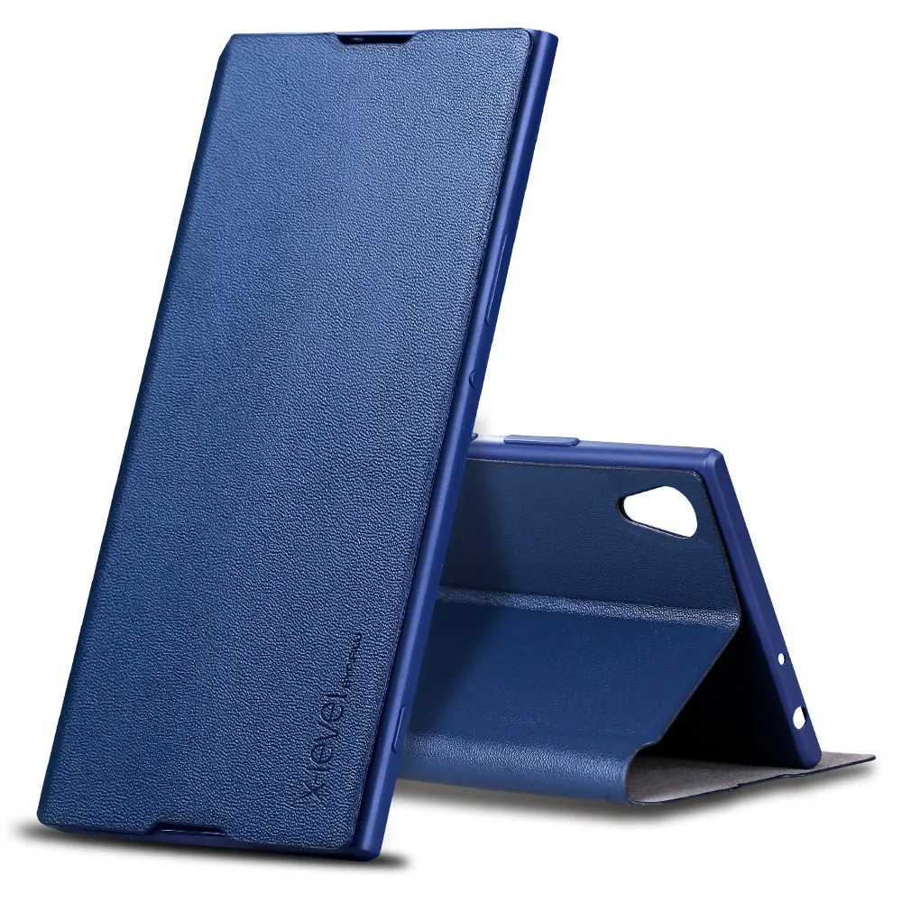 

For Sony Xperia XA1 Plus Case Flip Leather TPU Slim Ultra thin Cover For Sony Xperia XZ2 Premium Case XA2 XZ X For Sony Z5 Z3 Z2
