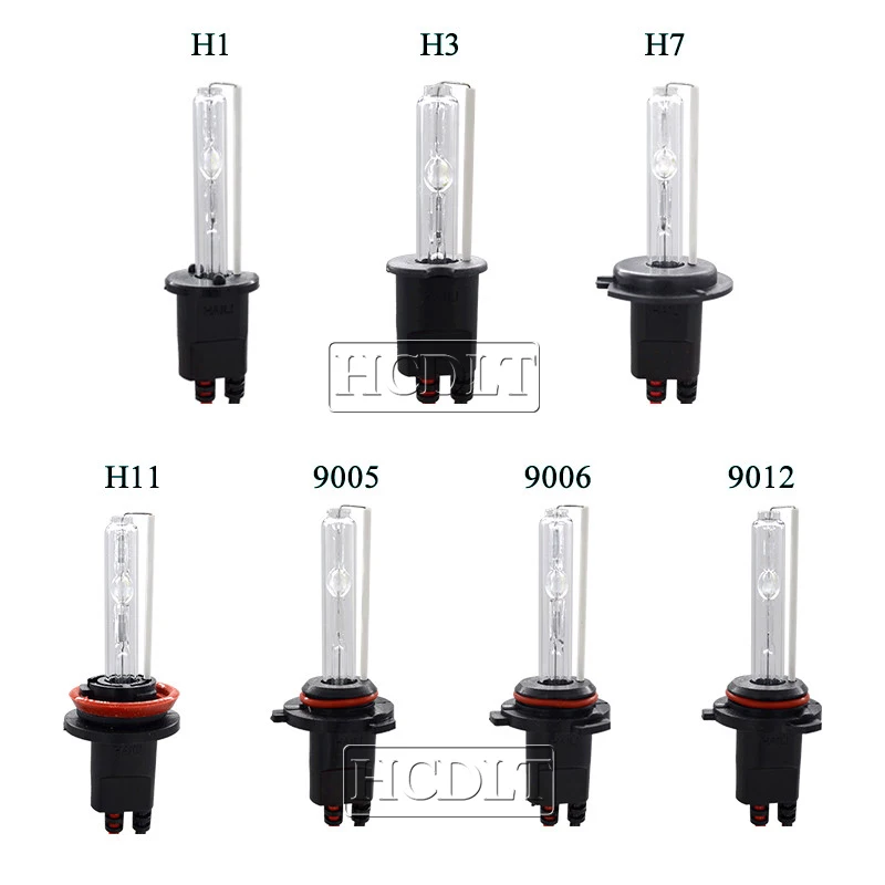 Ксеноновые лампы HCDLT 55 Вт H1 H7 H11 H3 HB3 HB4 D2S D4S 3000K 6000K 4300K 5000K 8000K HID для фар 35 Комплект