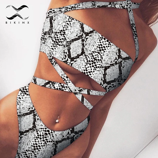 {Excellent|Wonderfull|Very Good|Very Recommended} Bikinx Sexy leopard print bathing suit women beach wear Bandage swimsuit 2019 push up swimwear Brazilian buckle bikini set new Special Offers