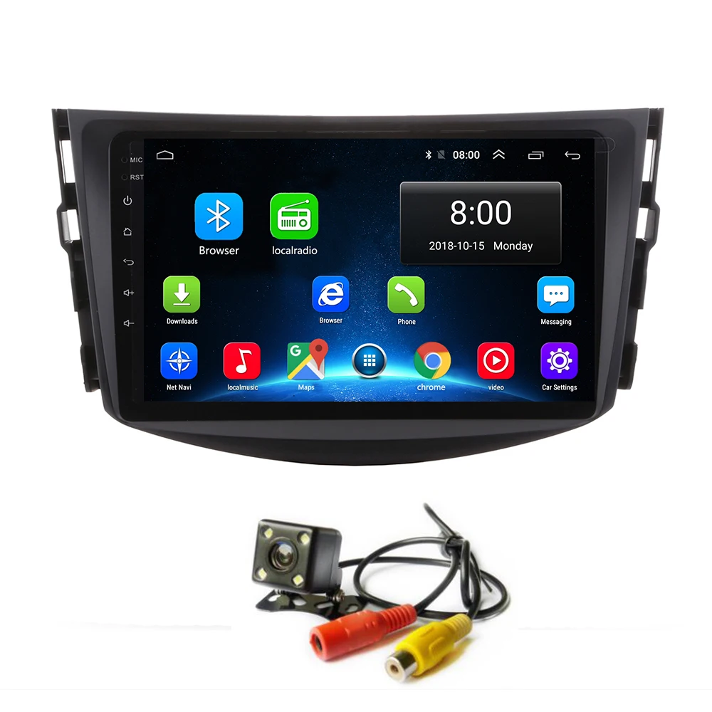 Android 8.1 Car Radio GPS Navigation for Toyota RAV4 RAV 4 2007-2011 Car Autoradio Multimedia Stereo Video Bluetooth In Dash Wif