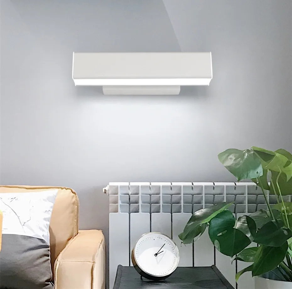 Lâmpada de Parede Alumínio ao ar Parede para Escadas Luz do Banheiro Nórdico Moderno Livre Indoor Ip65 Girado Luz Quarto Cabeceira Led 5 Nórdico moderno lâmpada de parede led alumínio