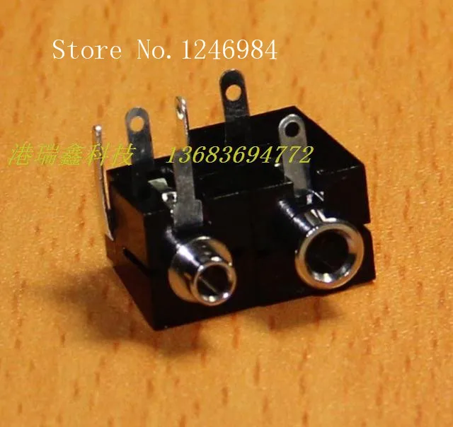  SA 3 5MM stereo headphone jack mono DC connector socket PY 601 401 N Port Ruixin JACK 200pcs lot