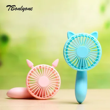 

Tbonlyone 1200Mah 2 Speed Noiseless Desktop Small Neck Rechargeable Cooling Usb Portable Electric Handheld Mini Fan
