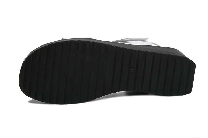 MOOLECOLE/женская летняя обувь на застежке-липучке высота каблука 7,5 см, Прямая с фабрики, размер EUR35-39, модель 70110