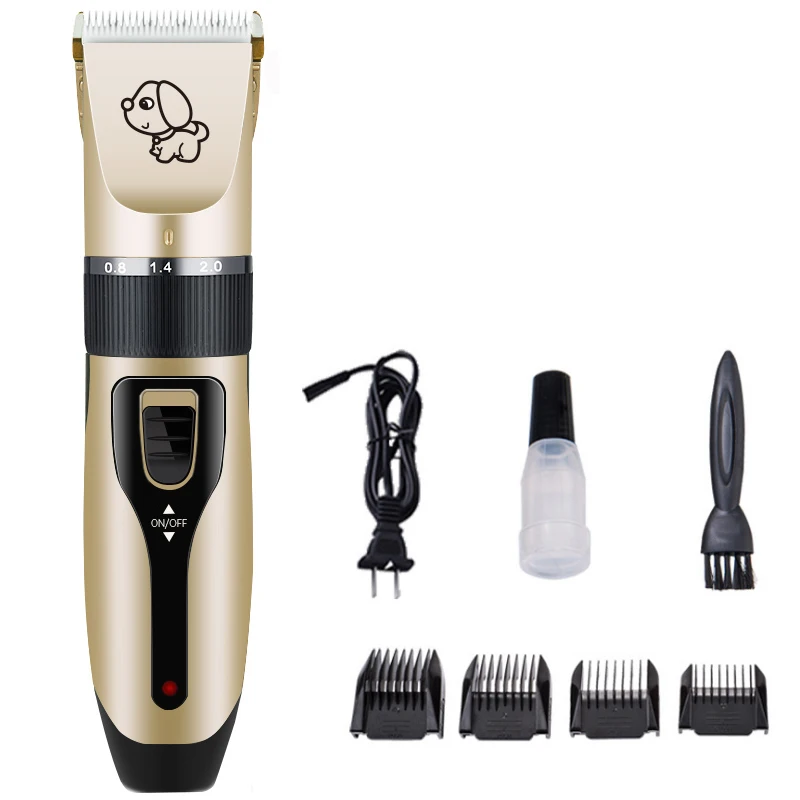 

Dog electric trimmer Rechargeable Low-noise Pet dog Hair Clipper Remover Cutter Grooming Hair Cut Machine pet Cat Hair Trimmer