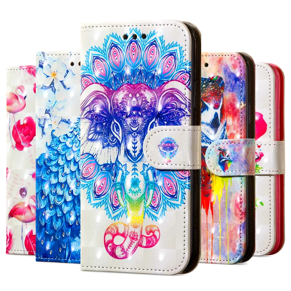 

Flip Wallet Case for Huawei P20 Pro P10 Honor 8 Lite P Smart PU Leather Phone Case for Huawei Y5 Y6 2017 2018 Mate 10 lite Cover