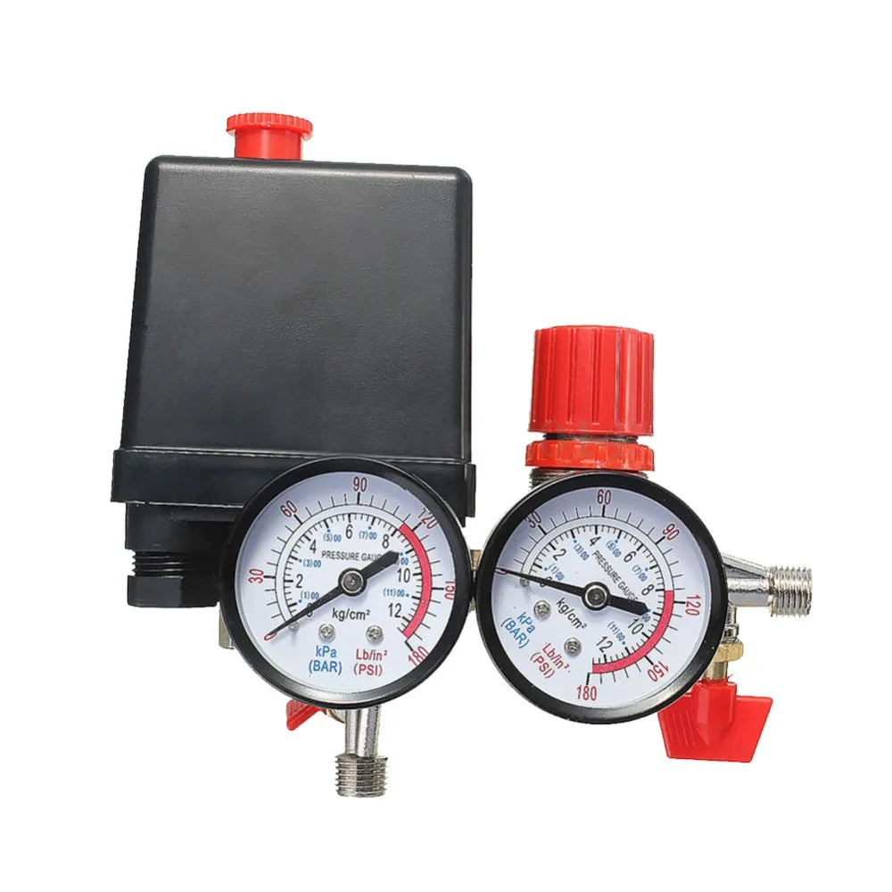 Válvula de Pressão Jinshengdaair Compressor Interruptor Manifold Alívio Regulador Calibres 120psi 5 Cheap Bomba inflável